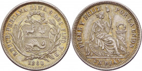Perù - repubblica (dal 1822) - 1 real 1860 - KM# 181 - Ag - bellissima patina
FDC



SPEDIZIONE SOLO IN ITALIA - SHIPPING ONLY IN ITALY