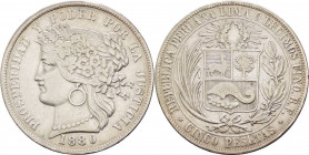 Perù - repubblica (dal 1822) - 5 Pesetas 1880 - KM# 201 - Ag
mBB



SPEDIZIONE SOLO IN ITALIA - SHIPPING ONLY IN ITALY