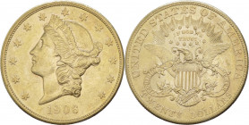 Stati Uniti d'America (dal 1776) - 20 dollari "Liberty" 1906 - zecca di Filadelfia - KM# 74.3 - Au
FDC



SPEDIZIONE SOLO IN ITALIA - SHIPPING ON...