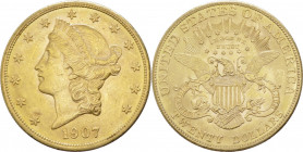 Stati Uniti d'America (dal 1776) - 20 dollari "Liberty" 1907 - zecca di Filadelfia - KM# 74.3 - Au
FDC



SPEDIZIONE SOLO IN ITALIA - SHIPPING ON...