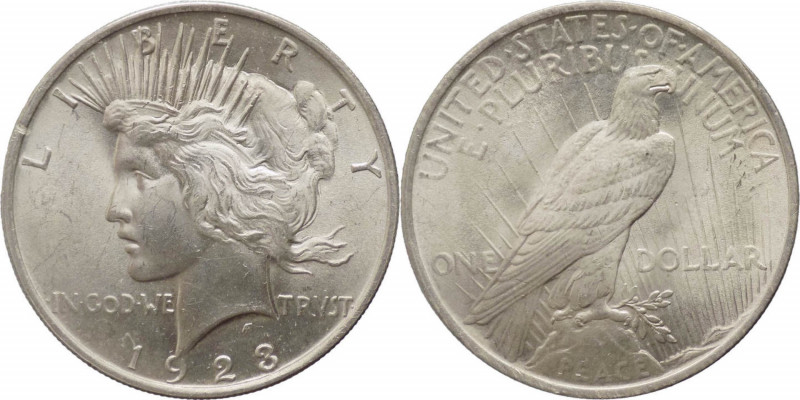 Stati Uniti d'America (dal 1776) - dollaro "Peace" 1923 - KM# 150 - Ag - Pieno l...