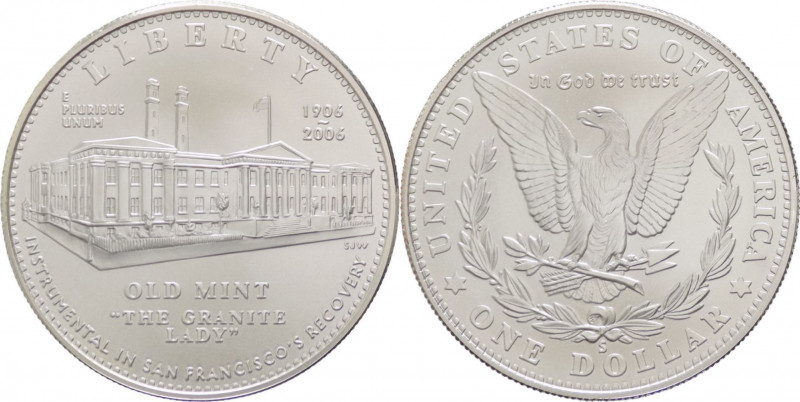 Stati Uniti d'America (Dal 1776) 1 Dollaro 2006 "La zecca più vecchia - San Fran...