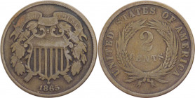 Stati Uniti d'America (dal 1776) - 2 cents "Union Shield" 1865 - KM# 94 - Ae
qMB



SPEDIZIONE SOLO IN ITALIA - SHIPPING ONLY IN ITALY