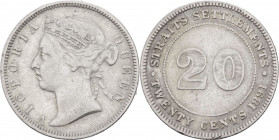 Straits Settlements - Vittoria (1837-1901) - 20 cents 1891 - KM# 12 - Ag
mBB



SPEDIZIONE SOLO IN ITALIA - SHIPPING ONLY IN ITALY