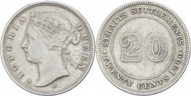 Straits Settlements - Vittoria (1837-1901) - 20 cents 1900 - KM# 12 - Ag
mBB



SPEDIZIONE SOLO IN ITALIA - SHIPPING ONLY IN ITALY
