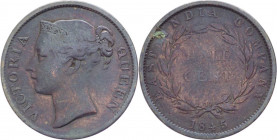 Straits Settlements - Vittoria (1837-1901) - 1/2 cent 1845 - KM# 2 - Cu
BB



SPEDIZIONE SOLO IN ITALIA - SHIPPING ONLY IN ITALY