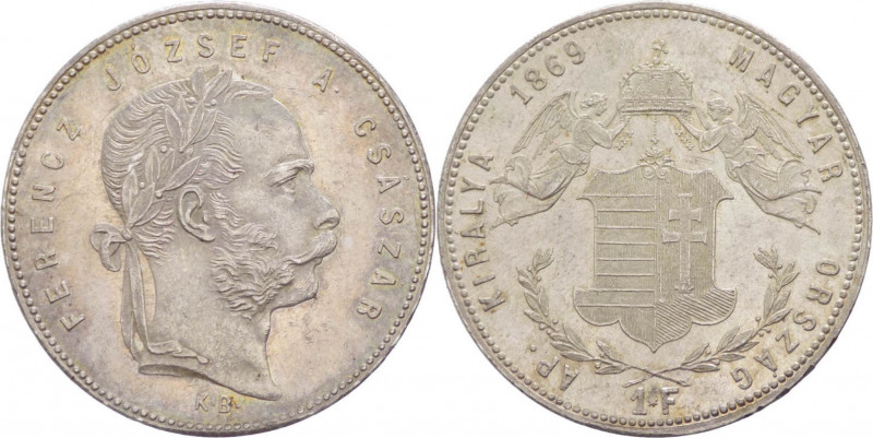 Ungheria - Francesco Giuseppe I (1848-1916) - 1 florin 1869 - KM# 449 - Ag
FDC...