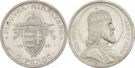 Ungheria - reggenza di Miklos Horthy (1920-1944) - 5 pengo 1938 - KM# 516 - Ag
mSPL



SPEDIZIONE SOLO IN ITALIA - SHIPPING ONLY IN ITALY
