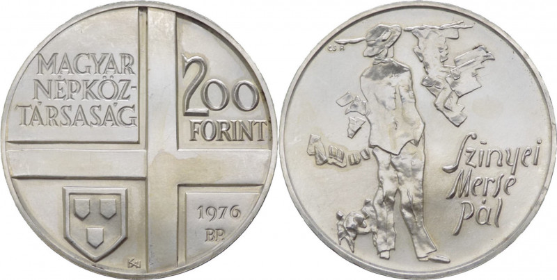Ungheria - repubblica popolare (1949-1989) - 200 forint 1976 "Pal Szinyei Merse"...