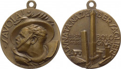 Italia - Periodo del Ventennio - Medaglia emessa per l'Adunata Nazionale dei Bersaglieri tenutasi a Boloogna il 28 e 29 giugno 1931 - Casolari IX-71 -...