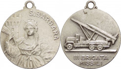 Italia - Medaglia emessa per la 3° Brigata missili con Santa Barbara su un verso - Ae/Ag con appiccagnolo - mm 28 - gr. 10
FDC



SPEDIZIONE IN T...