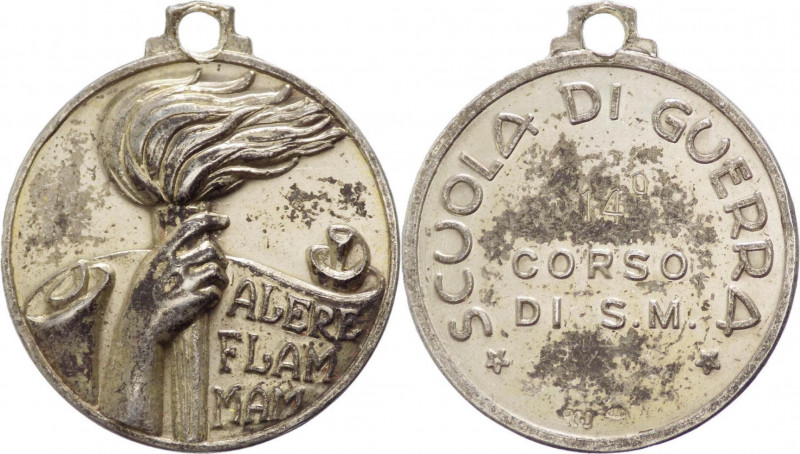 Italia - Medaglia emessa per il 14° corso di Scuola Militare, con il motto "Aler...