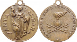 Italia - Medaglia emessa per la Compagnia Genio Pionieri "Pinerolo" - Ae - con appiccagnolo - mm 28 ; gr. 9,13
mSPL



SPEDIZIONE IN TUTTO IL MON...