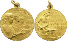 Italia - medaglietta per l'Esposizione Nazionale di Milano 1906 - Ae dorato - 25 mm ; 5,5 gr
mSPL



SPEDIZIONE SOLO IN ITALIA - SHIPPING ONLY IN...