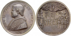 Stato Pontificio - Pio IX (1846-1878) - Medaglia 1856 - Anno XI - Dogma dell'Immacolata Concezione - Opus Bianchi - Rara - Ag - gr.36,05 - Ø mm 43,5
...