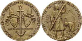Città del Vaticano - Paolo VI, Montini (1963-1978) - Medaglia per il 75° anniversario dell'Enciclica “RERUM NOVARUM” - 1966 - Opus Pellini - 36,54 gr;...