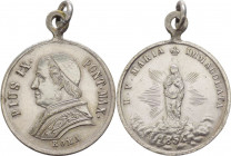 Stato Pontificio - Pio IX, Mastai Ferretti (1846-1878) - medaglietta votiva Immacolata 1854 - 7,12 gr; 25,64 mm - Wm
SPL



SPEDIZIONE SOLO IN IT...
