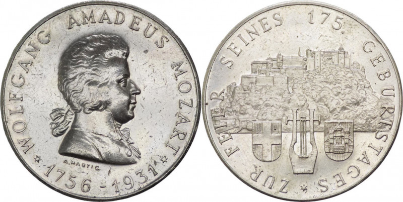 Germania - Medaglia "175 anni dalla nascita di Mozart" - Ag - 36 mm ; 20 gr
SPL...