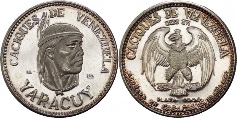 Venezuela - quarta repubblica (1953-1999) - Medaglia commemorativa del cacique (...