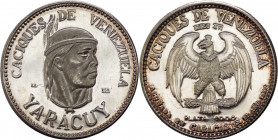 Venezuela - quarta repubblica (1953-1999) - Medaglia commemorativa del cacique (cacicco) Yaracuy - anni '60 - 14,9 gr, 30 mm - Ag.1000
FS



SPED...