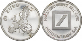 Italia - Gettone commemorativo dell'euro emesso dalla Deutsche Bank - 12,19 gr; 29,91 mm - Ag
PROOF



SPEDIZIONE IN TUTTO IL MONDO - WORLDWIDE S...