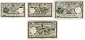 Jugoslavia - Pietro II (1934-1945), 500 dinara, emissione del 06-09-1935, n° di serie: J 0205 533, P# 32, SPL
BB



SPEDIZIONE SOLO IN ITALIA - S...