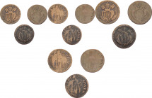Stato Pontificio - Ravenna - Benedetto XIV, Lambertini ( 1740-1758) - lotto di 3 monete da 1 quattrino - Ae
med.BB



SPEDIZIONE SOLO IN ITALIA -...