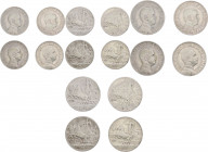 Regno d'Italia - Vittorio Emanuele III (1900-1943) Lotto di 4 monete: 1 Lira "Quadriga veloce" 1909 - NC - Ag; 1 Lira "Quadriga veloce" 1910 - Ag; 1 L...
