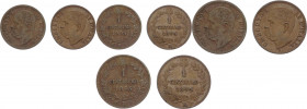 Regno d'Italia - Umberto I (1878-1900) - lotto di 2 monete da 1 centesimo 1895 "5 differenti" e 1 centesimo 1895 - Cu
med.SPL



SPEDIZIONE SOLO ...
