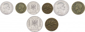 Colonia Italiane - Albania - Vittorio Emanuele III (1900-1943) - lotto di 2 monete da 0,20 lek 1940 e 1 lek 1939 - metalli vari
med.BB



SPEDIZI...