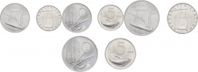 Repubblica Italiana (dal 1946) - Monetazione in lire (1946-2001) - lotto di 2 monete da 10 Lire "Spiga" 1966 e 5 Lire "Delfino" 1966
FDC



SPEDI...
