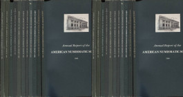 A.A.V.V. - Annual report of the American Numismatic Society. 1980 – 1990. 11 vol. con centinaia di ill. Nel testo. Ril. Ed. Ottimo stato.



SPEDI...