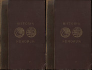 HEAD B. V. - Historia Nummorum. A manual of greek coins. Oxford, 1887. pp. lxxix + 807, tavv. 5, + ill. nel testo. ril. editoriale, taglio dorato, buo...