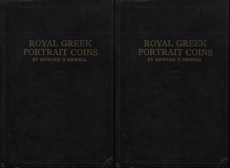 NEWELL T. E. - Royal greek portrait coins. Racine, 1937. Pp. 128, ill. nel testo...