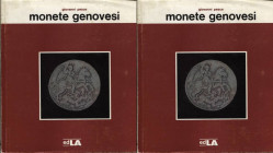 PESCE G. - Monete genovesi 1139 – 1814. Milano, 1963. Pp. 156, tavv. 28, + ill. nel testo. ril. ed. sovracoperta posteriore sciupata, buono stato, ott...
