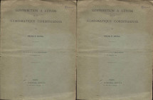 RAVEL O. - Contribution a l’etude de la numismatique corinthienne. Paris, 1929. Pp. 20, tavv. 2. Ril. ed. sciupata, buono stato raro.



SPEDIZION...