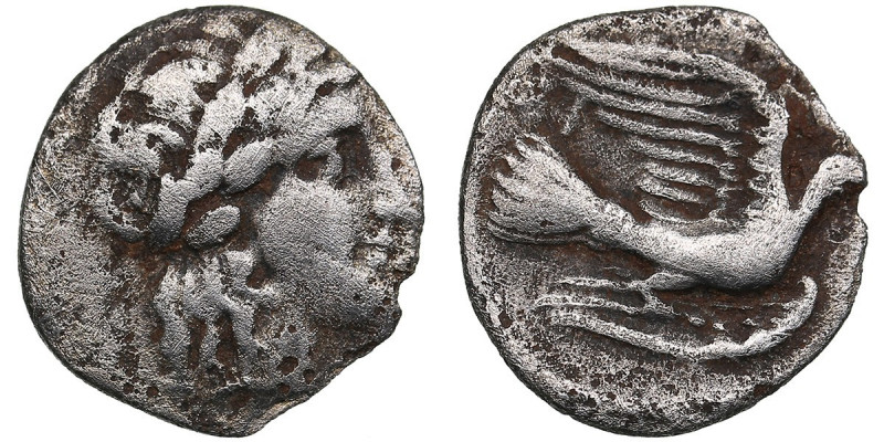 Peloponnesos, Sikyonia, Sikyon AR Obol circa 370-330 BC
0.73g. 12mm. F/VF Laurea...