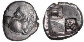 The Thracian Chersonese, Chersonesos AR Hemidrachm circa 386-338 BC
2.39g. 14mm. VF/XF Forepart of lion right, head left.