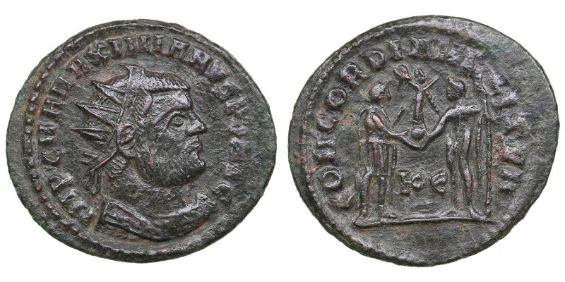 Roman Empire Radiate Æ follis - Maximianus Herculius (286-305 AD)
3.36g. 23mm. V...
