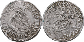 Denmark 1 mark 1615 - Christian IV (1588–1648)
8.20g. AU/AU Very attractive specimen.
