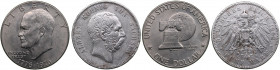 Germany 5 mark 1902 & USA 1 dollar 1976 (2)
Sold as is, no return.