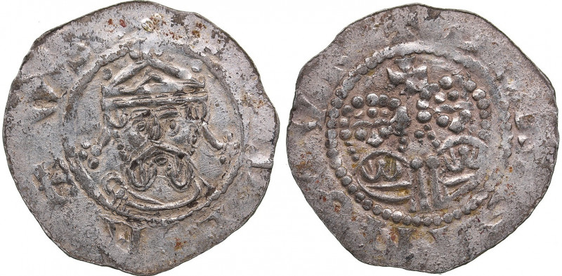 Netherland, Friesland AR Denier - Egbert II (1068-1090)
0.59g. VF+/VF+