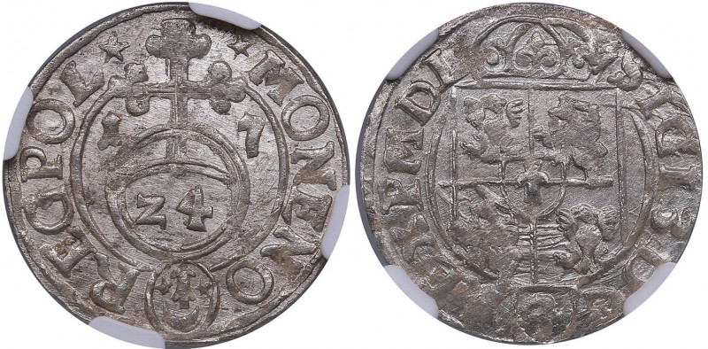 Poland 1/24 Thaler 1617 - Sigismund III (1587-1632) - NGC MS 62
Very beautiful l...