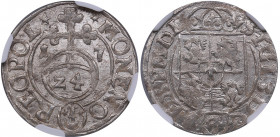 Poland 1/24 Thaler 1617 - Sigismund III (1587-1632) - NGC MS 62
Very beautiful lustrous specimen.