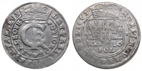 Poland Tymf 1665 - John II Casimir Vasa (1649–1668)
6.60g. VF/VF