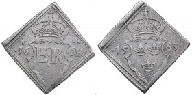 Sweden 16 öre 1563 - Erik XIV (1560-1568)
22.23g. VF/VF SM-44a.
