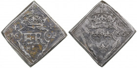 Sweden 16 öre 1566 - Erik XIV (1560-1568)
20.54g. VF+/VF SM-47.