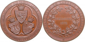 Sweden medal 1878
55.35g. 51mm. UNC/AU SAMFÄLD VARD OM LANDETS MODERNÄRING. ESKILSTUNA 1878 / SÖDERMANLANDS VESTMANLANDS OCH ÖREBRO LÄNS K. HUSHALLNIN...