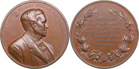 Sweden medal
38.50g. 43mm. AU/UNC SVENO LOVÈN MUSEI ZOOL. REGNI PRAEFECTUS/ SOCIO MERITISSIMO OB OFFECIA INSIGNIA PER ZOOL.REGNI PRAESTITA REG.ACAD.SC...