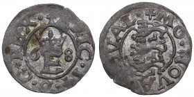 Reval, Sweden schilling 1568 - Erik XIV (1560-1568)
0.91g. XF/XF